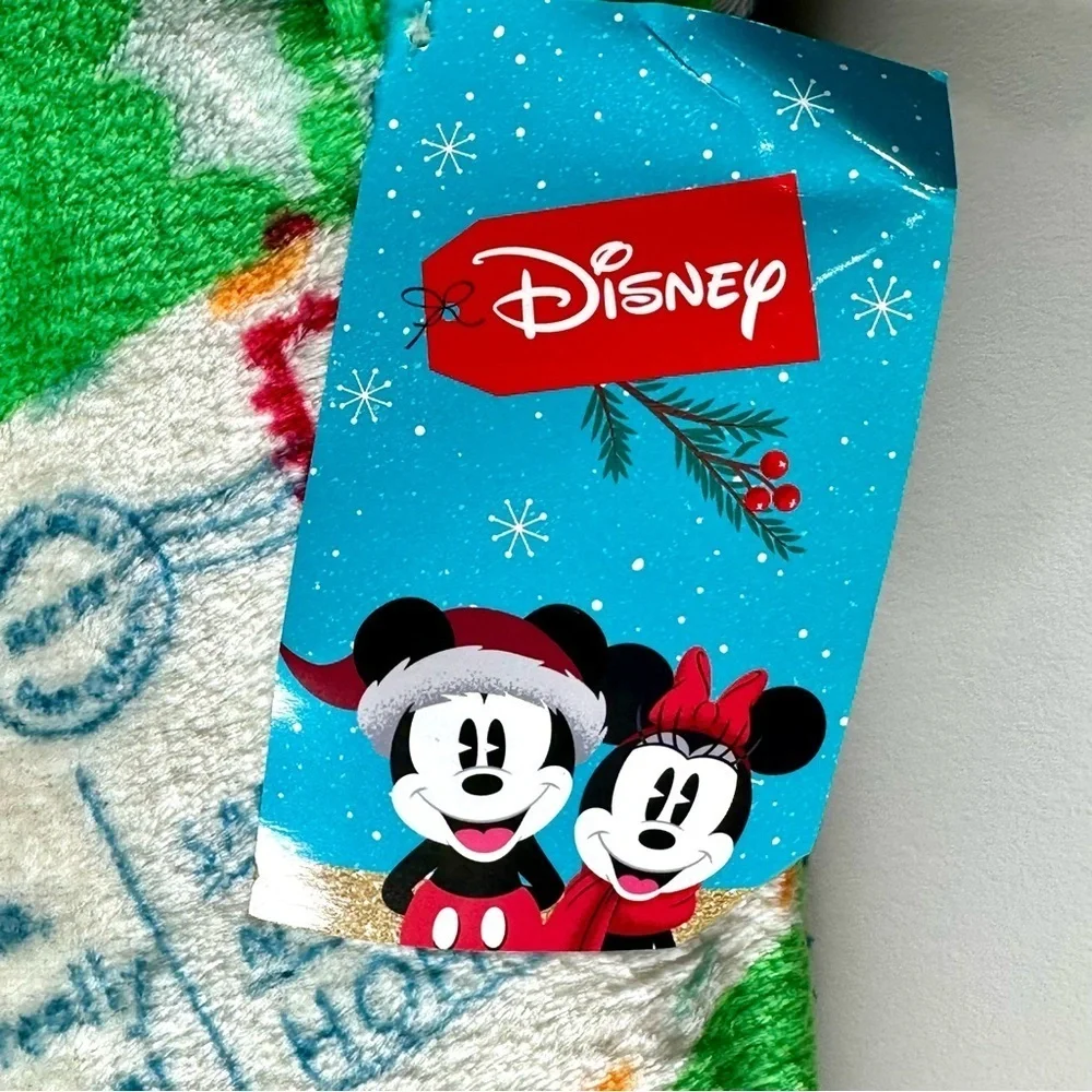Disney Mickey Mouse Minnie Mouse Letters to Santa blanket